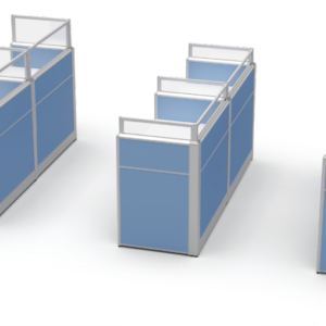 Aluminium profile partition